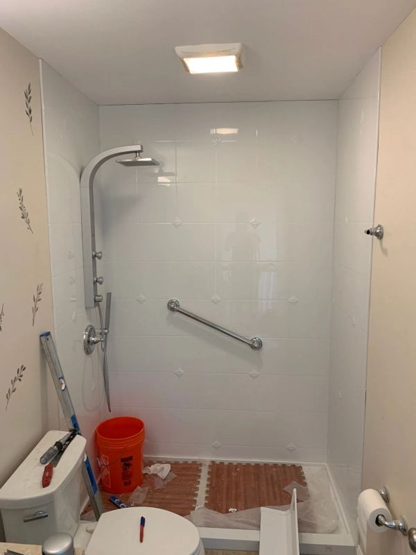 Tub To Shower Conversion
